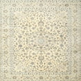 thumbnail image 1 of Ahgly Company Machine Washable Indoor Square Traditional Tan Brown Area Rugs, 3' Square, 1 of 7