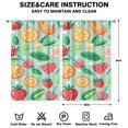 thumbnail image 2 of Fruit Curtains-blackout Curtains Bedroom Decor Living Room Darkening Grommet Window Drapes 2 Panels Set 52"x 84", 2 of 2