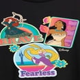 thumbnail image 3 of Disney Princesses - Fierce Pocahontas, Fearless Rapunzel & Brave Merida - Juniors Ideal Flowy Muscle T-Shirt, 3 of 5
