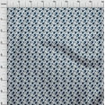 thumbnail image 3 of oneOone Polyester Lycra Royal Blue Fabric Florals Fabric For Sewing Printed Craft Fabric By The Yard 56 Inch Wide, 3 of 4