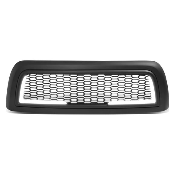 DNA Motoring For 10-18 RAM 2500 3500 LED Light Front Bumper Hood Honeycomb Mesh Grille