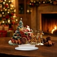 thumbnail image 6 of STPToys Christmas Santa Claus Sleigh Figurine Acrylic Decorated Tree Gift Boxes Tabletop Ornament for Xmas Home Decor, 6 of 7