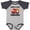 Heather and Navy, variant on Inktastic Daddys Little Firefighter Boys or Girls Baby Bodysuit