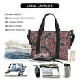 thumbnail image 4 of Travel Duffle Bag - Paisley Pattern No.90105 Weekender Bags for Women/Men with Adjustable Straps Shoulder Bag Crossbody Tote Bag for Travel, Gym, Yoga, 4 of 5
