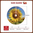 thumbnail image 2 of Balery Sky Golden Sunflower Field A Printed Christmas Tree Skirt , Merry Christmas Party Christmas Tree Decoration,Adjustable Tree Skirt-48", 2 of 6