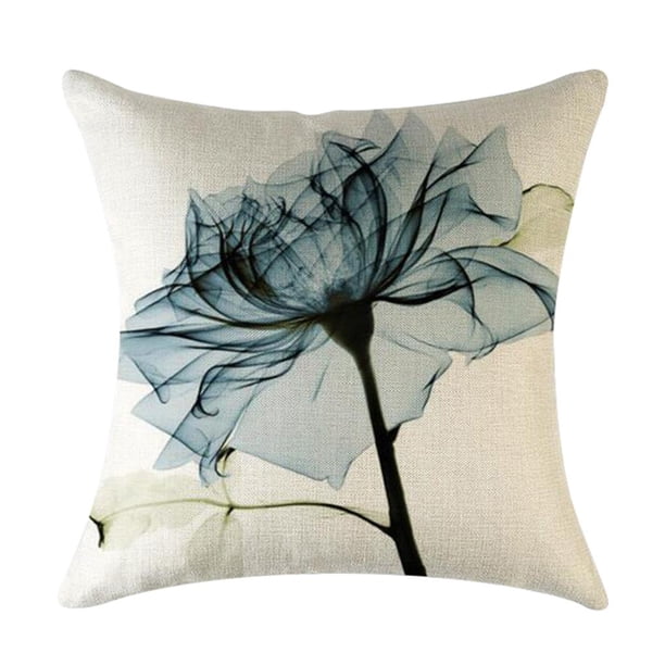 Funda De Almohada Cuadrada De Suaves 45x45 Cm Funda De Almohada De Cama F Baoblaze Funda de almohada de tiro cuadrada
