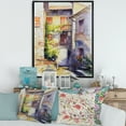 thumbnail image 2 of Designart 'Idyllic and Rustic Italian VIllage' Country Framed Canvas Wall Art Print, 2 of 5