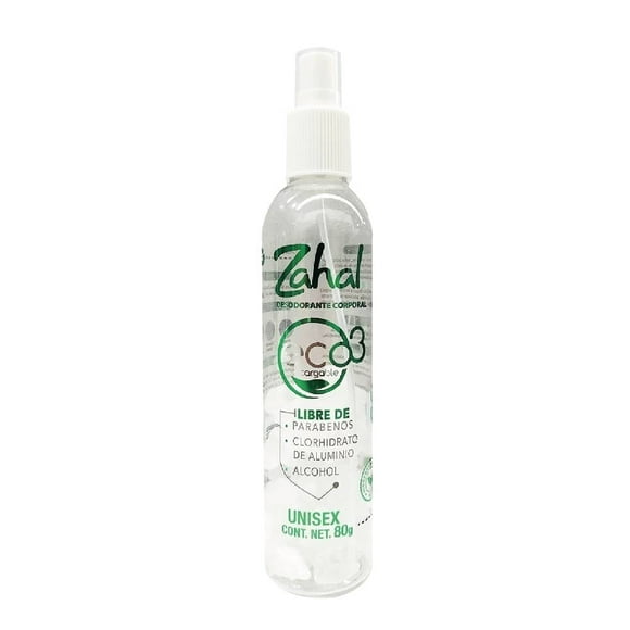 Desodorante corporal Zahal eco3 recargable unisex 80 g