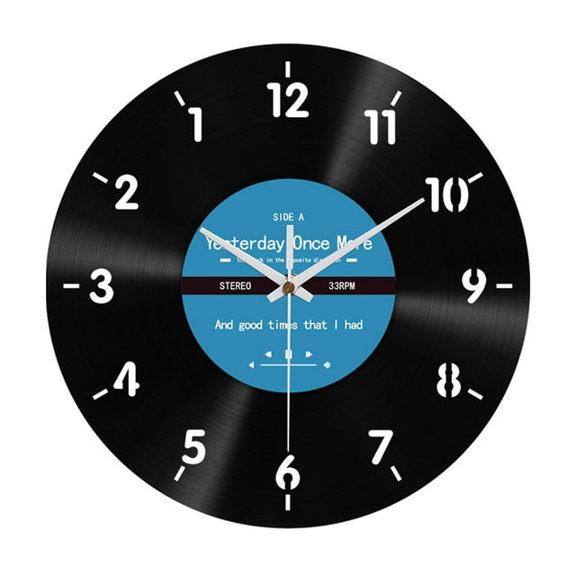 Abbracc Horloge Murale Rétroviseur pour Salon Chambre d'Enfant Bureau
