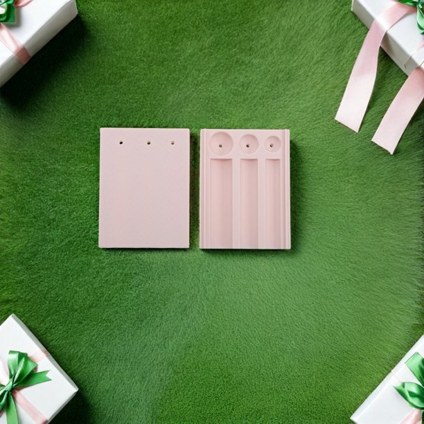 USHOBE Para De Arcilla Beige Con Orificio Fijo Para Bisutería Y Manualidades