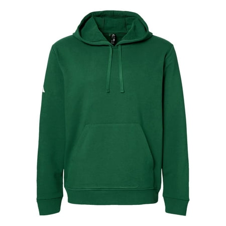 Adidas Mens Fleece Hooded Sweatshirt, 4XL, Collegiate Green