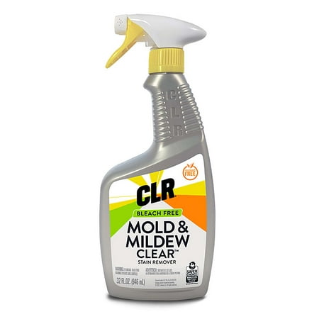 CLR Mold and Mildew Clear Stain Remover, Bleach-Free Foam Spray, 32 fl oz