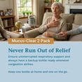 thumbnail image 6 of Native Remedies Mucus-Clear - Natural Mucus Relief & Lung Support - Clears Throat Phlegm, Sinus Pressure, Cough, & Respiratory Congestion - Fast Absorbing Liquid Drops - 4 Fl Oz, 2 Pack, 6 of 9