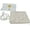 White, variant on Islamic Prayer Mat, Turkish Prayer Rug with Pouch and Ornament Sealing, Portable Prayer Mat with Handy Pouch, Islamic Carpet Pad Ideal for Travelling (44"x26” with 2 extra frill on both sides) (Pink)