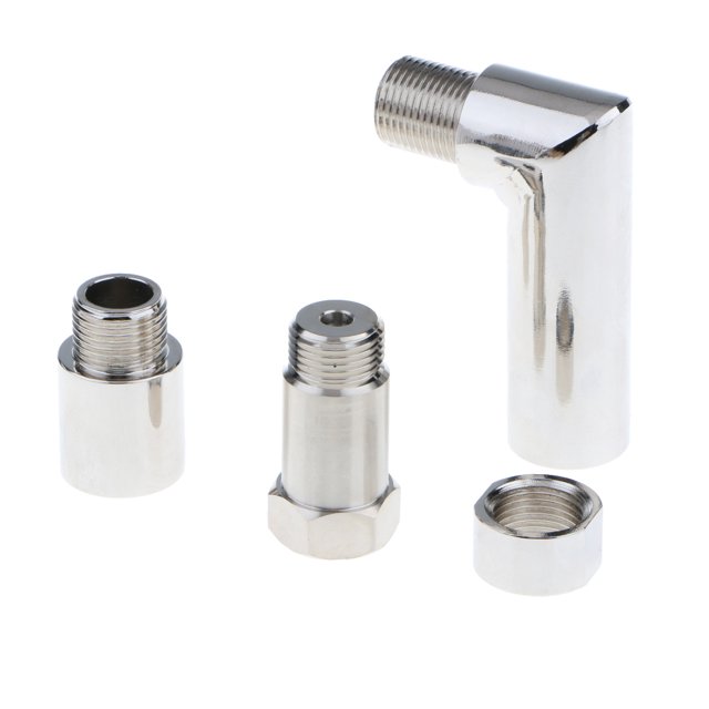 4 Piezas Espaciador Extensor de Sensor de Oxígeno 90 degree en ángulo 02 Extensión de Tapón M18X1 Sunnimix Separador de Extensor de Sensor de Oxígeno
