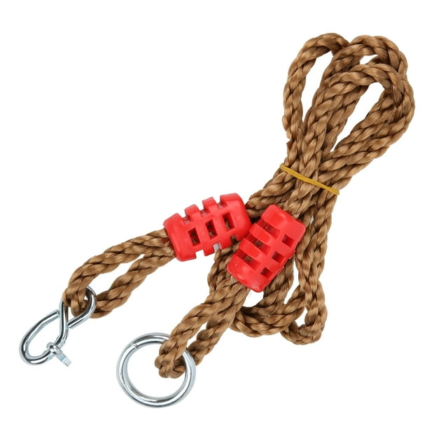 Corrosion And Weather Resistance Swing Climbing Rope, Swing Rope, Figure 8 Stainless Steel Metal Buckle For Hammock Home Hanging Chairs Swing