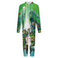 thumbnail image 4 of The Legend of Zelda Women Men Pajamas Zipper Onesie Jumpsuit Hooded One Piece Sleepwear, 4 of 7