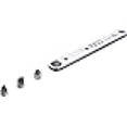 thumbnail image 3 of BgS 115 Special Bit Ratchet extra thin 63 mm (14) Drive incl 4 special bits, 3 of 4
