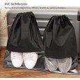 thumbnail image 4 of ZHAOCHENG Bolsa de almacenamiento impermeable y a prueba de polvo, ropa y calzado deportivo de viaje (negro, ancho 32 * alto 44), 4 of 5