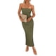 thumbnail image 1 of Vestido PRETTYGARDEN de Verano Strapless Bodycon Maxi XXL, 1 of 8