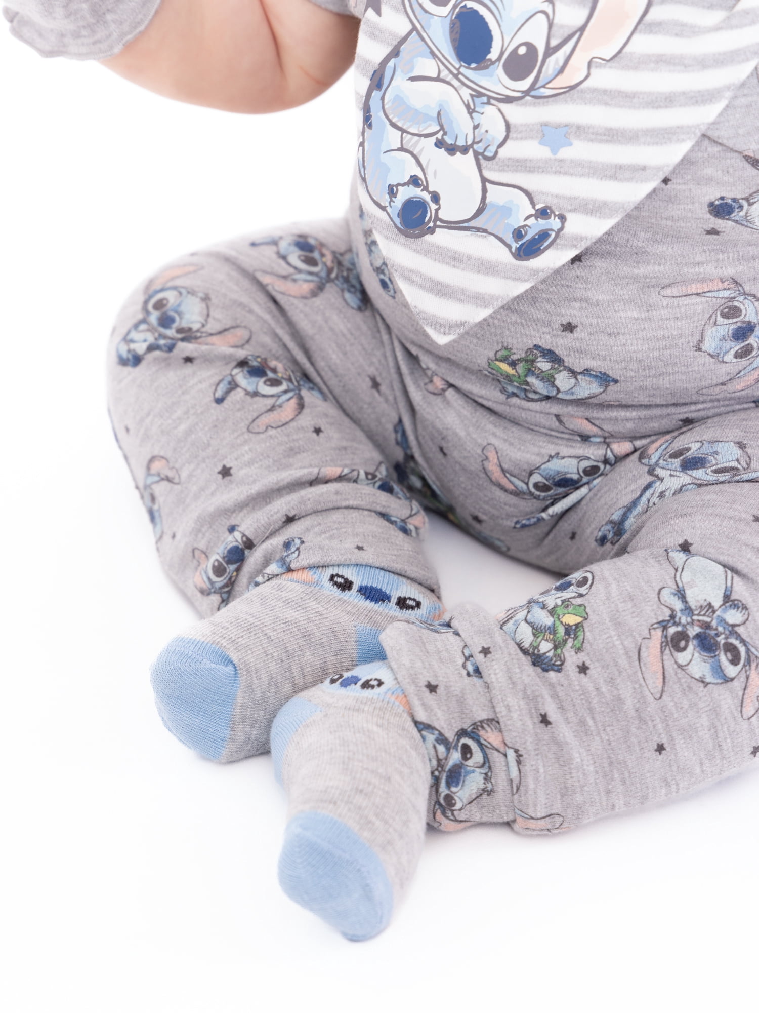 Disney Baby Wishes + Dreams Character Infant Baby Accessories Bib, Socks and Mittens Set, 3-Pack, Sizes Newborn-12 Months