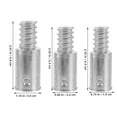 thumbnail image 2 of RENACLIPY 3Pcs Cleaning Pole Adapter With Threaded End Silver Aluminum Alloy For General Consumers, 2 of 8