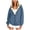 Navy, variant on felwors Long Sleeve Sherpa-Lined Zip-Up Hoodie with Balloon Sleeves Oversized Fleece Sweatshirt for Women Winter Warm Casual Khaki for Size S