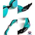 thumbnail image 2 of Arena Unisex Adult Cobra Tri Swimming Goggles, Anti-Fog, Emerald/Peacock, 2 of 6
