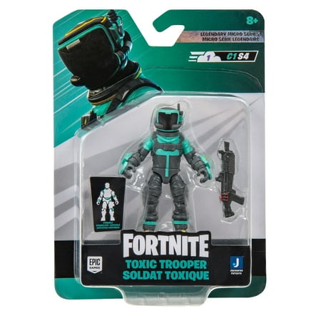 Fortnite Toxic Trooper - Micro Legendary Series - 2.5 inch Figure with Heavy Shotgun