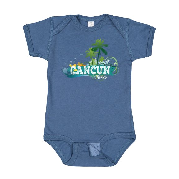 Inktastic Cancun Mexico Tropical Vacation Beach Boys or Girls Baby Bodysuit