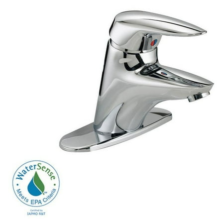 American Standard 2000.100.002 Ceramix Monoblock Faucet with Escutcheon Plate, Chrome