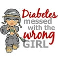 thumbnail image 3 of CafePress - Combat Girl Diabetes - Women's Dark Pajamas, 3 of 4