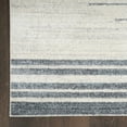thumbnail image 5 of Nourison Astra Machine Washable Geometric Ivory Blue 5'3" x 7' Area Rug, (5x7), 5 of 10