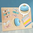 thumbnail image 4 of fastboy Sensory Busy Boards Accessories Bell Developmental Indoor Play Game Blue, 4 of 9