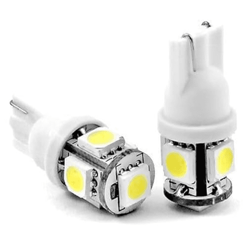 Glming T10 921 194 5-5050 SMD 0.6Watts DC12V LED Bulb for Universal vehicle Pack of 10 (Cool White)