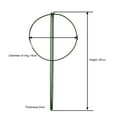 thumbnail image 3 of 3 Pcs Plant Support Ring Rust Resistant Flower Garden Plant Garden Vegetables, 3 of 3