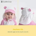 thumbnail image 3 of Cuddle Club Infant Sun Hat UPF 50+ UV Protection Hat Baby Summer Essentials,Duck & Penguin (2 Pack) Large, 3 of 4