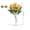 Orange, variant on WNFJR Artificial Silk Flower Mini Roses with Leaves, Fake Plastic Plants for Wedding, Valentine's Day, Home Decoration