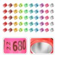 thumbnail image 4 of EeaseCA 100Pcs Aluminium Racing Pigeon Leg Rings Bands Dove Identify Training Rings 8mm Multicolor Bright Colors and Numbers, 4 of 9