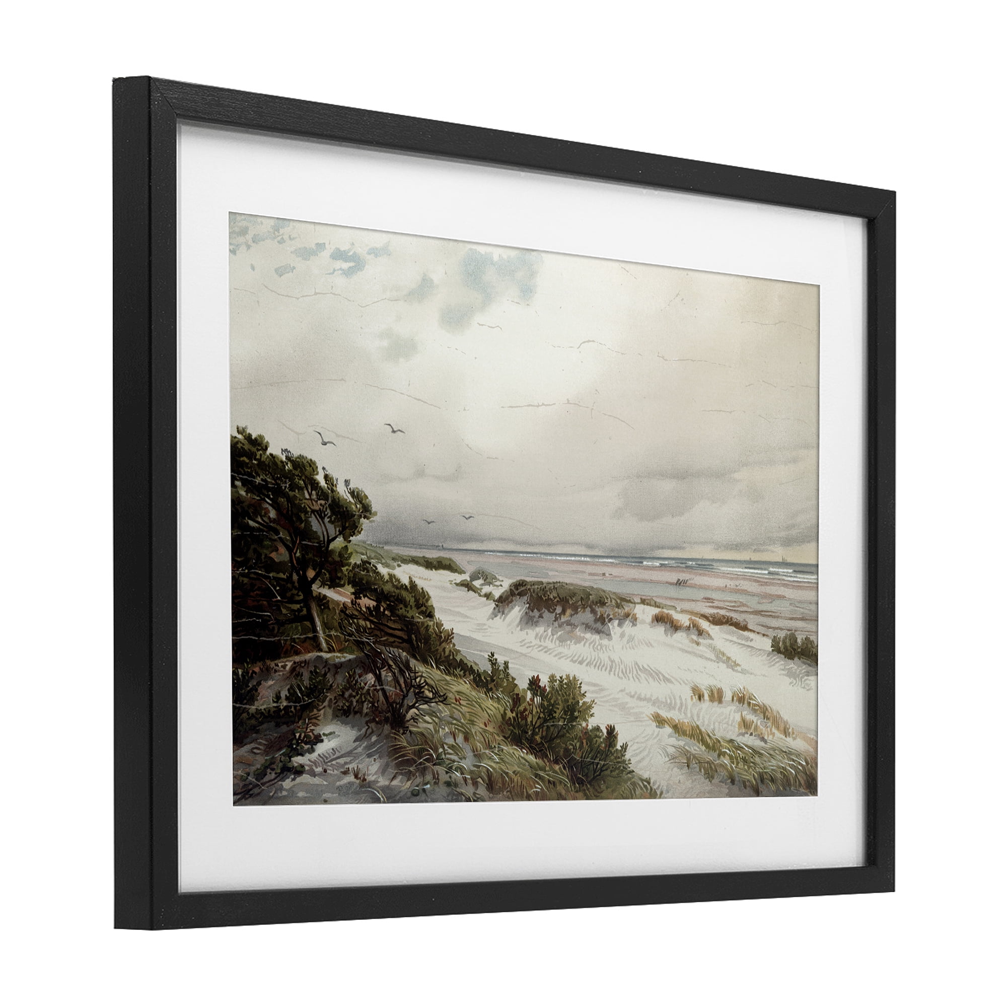 Stupell Industries Bountiful Success Beach Black Framed Print Under Glass, design by Lula Bijoux & co.