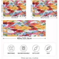 thumbnail image 4 of GZHJMY Colorful Flowers Satin Pillowcase for Hair and Skin, Soft and Cozy Cooling Smooth Pillow Cover with Envelop Closure, King Size 20x40in Home Decor, 4 of 7