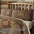 thumbnail image 5 of VHC Brands Prescott King Sham 21x37 Country Rustic Lodge Design, Russet, 5 of 5