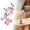 I, variant on Z52LingLing Decoration 26.3cm Artificial Pointed Plum Blossom Flowers Fake Winter Flora Stems Pink
