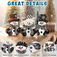thumbnail image 3 of Centros de Mesa Navideños de Madera Sealmic con Muñeco de Nieve, 3 of 7