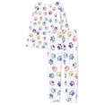 thumbnail image 6 of FOR U DESIGNS Aestheic Dog Footprint Pajamas Sets for Women 2PCS Size 6XL Pj Set for Women Long Pants with Pockets Sleepwear Sets for Women with Long Crew Neck Tops, 6 of 6