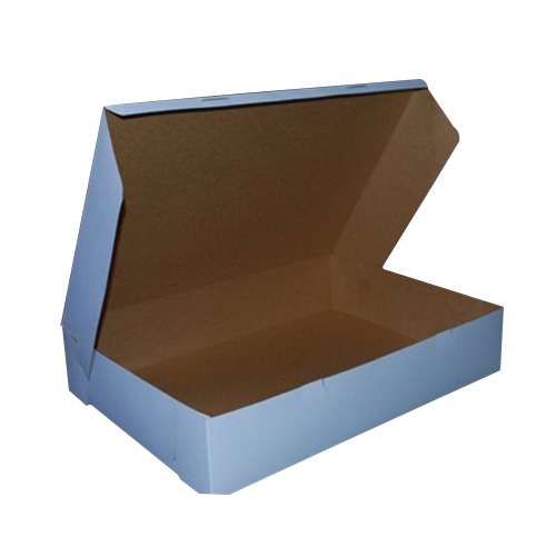 Boxit Corporation Full Sheet 1Piece Cake Box White Outside Kraft