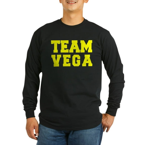 CafePress - TEAM VEGA Long Sleeve T Shirt - Long Sleeve Dark T-Shirt