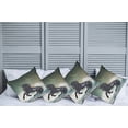 thumbnail image 2 of Ambesonne Fantasy Throw Pillow Cover 4 Pack, Black Unicorn in Ocean, 24", Multicolor, 2 of 5