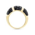 thumbnail image 5 of 2.39 CT Round Cut Black Spinel Dome Band Engagement Ring In 14K Yellow Gold Plated 925 Sterling Silver (Color: Black, Clarity: VVS1-VVS2, 2.39 Cttw) -7, 5 of 7