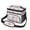 Fireman and Glove, variant on Fireman and Flame White Pattern Insulated Lunch Box for Women Men, Medium Leakproof Cooler Bag with Adjustable Strap, 10"x6.7"x8"